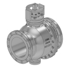 Trunnion mounted ball valve Type: 6285 Stainless steel/TFM 4215/FPM (FKM) Full bore Bare stem Class 150 Flange 8" (200)